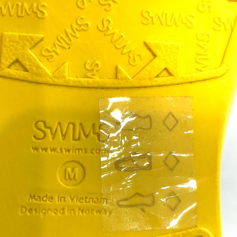 SWIMS Luxury Water Shoes Yellow 10-11 Medium